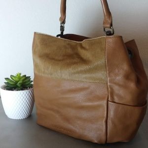 Liebeskind Berlin Hobo Tan Cow Leather Bag